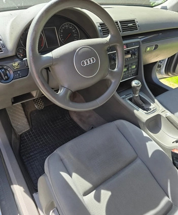 Audi A4 cena 9800 przebieg: 310274, rok produkcji 2001 z Zbąszyń małe 137